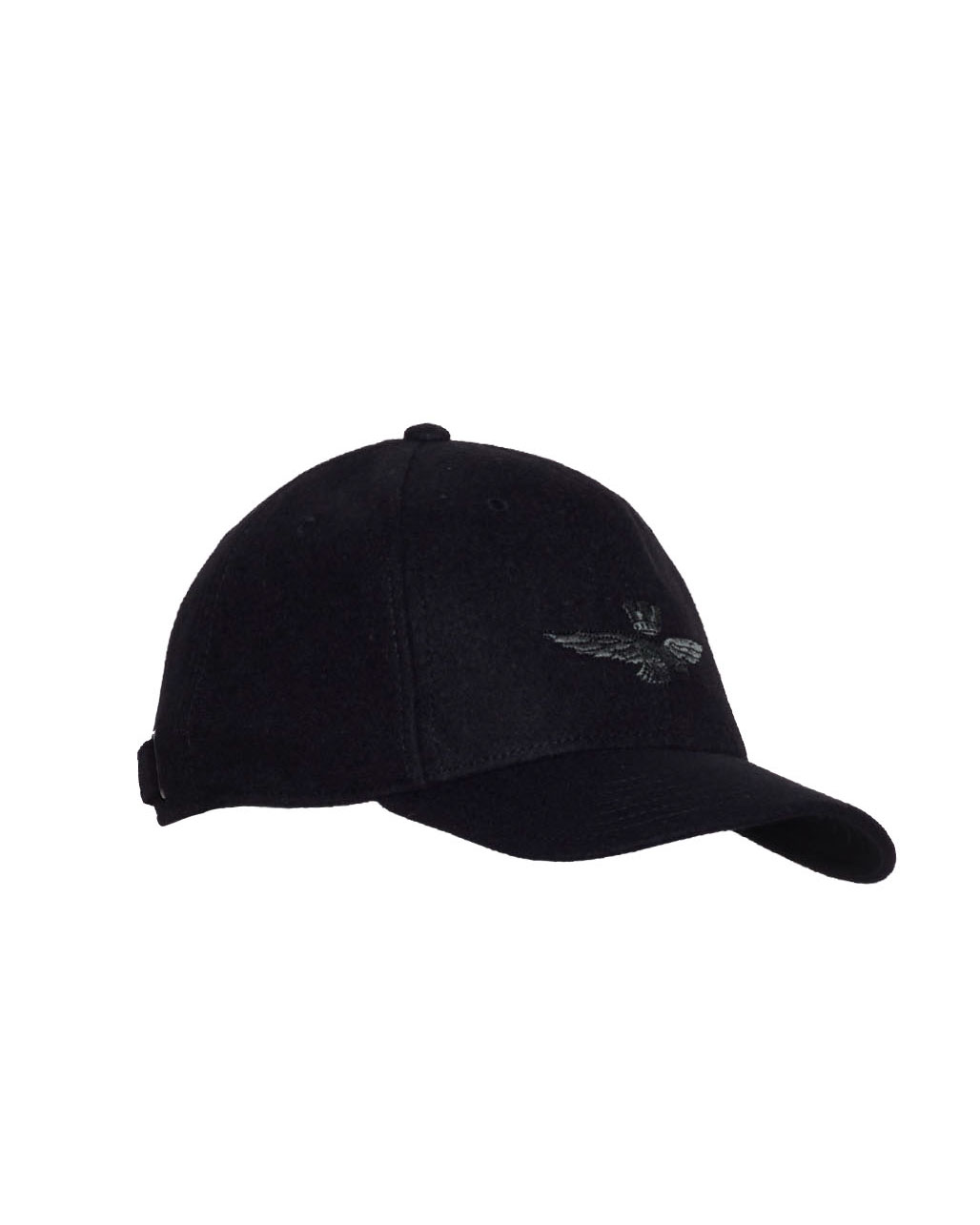 Berretto nero Aeronautica Militare con frontino in panno di lana