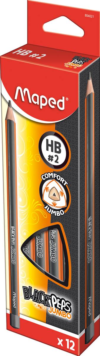 MAPED Matita Grafite triangolare Jumbo HB - View1