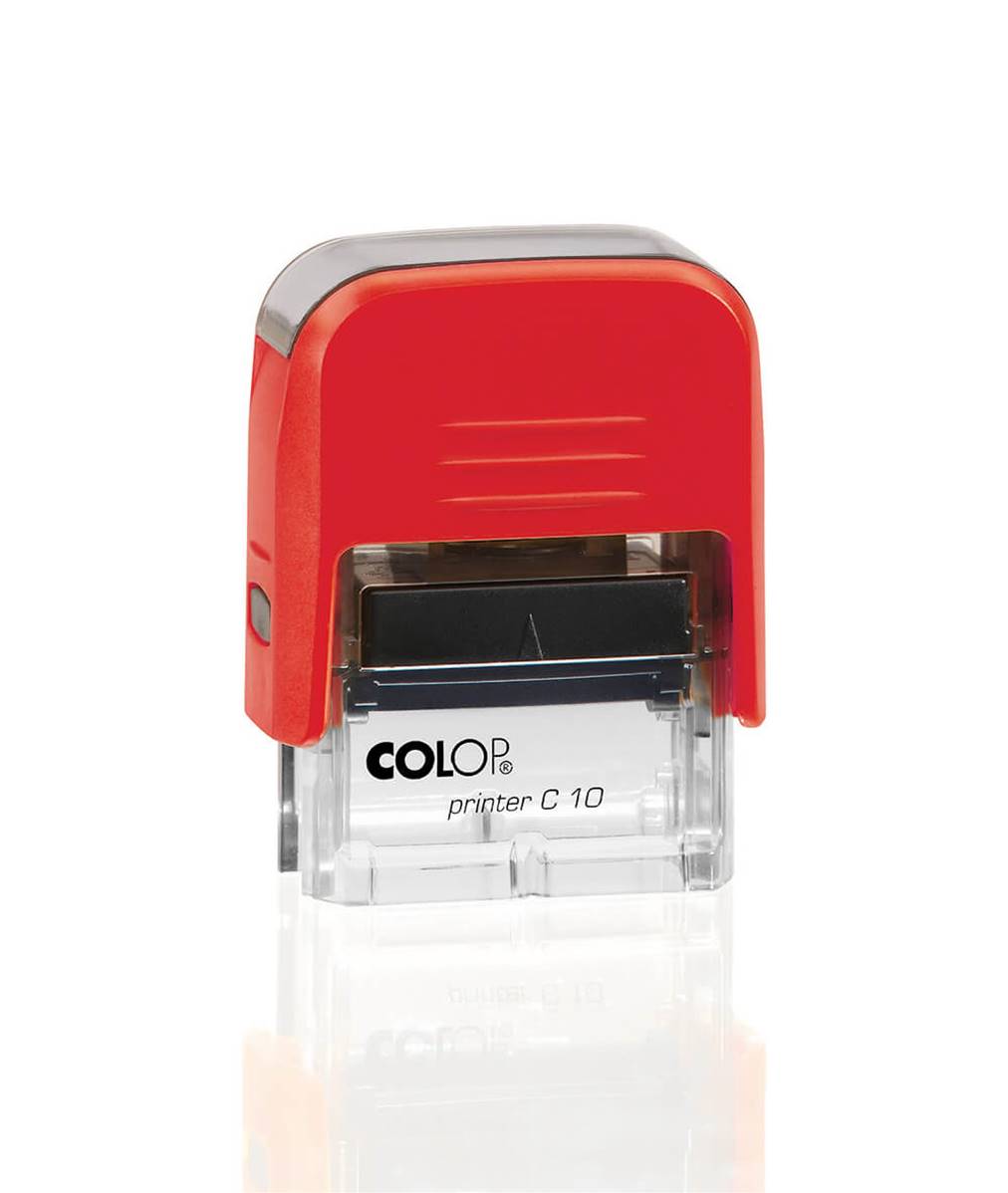 COLOP Printer COMPACT 10 rosso base trasp. - Main view