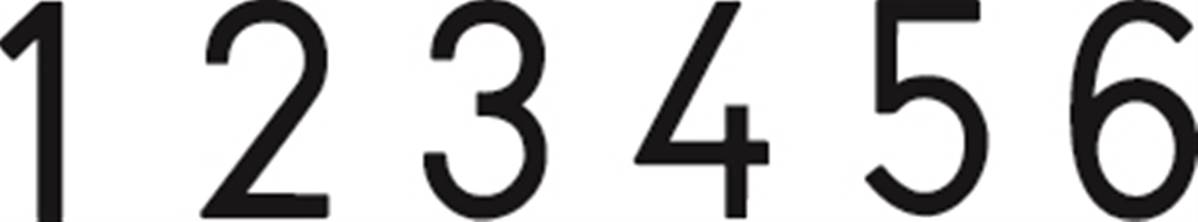 COLOP NUMERATORE 4 CIFRE MM. 25 - View1