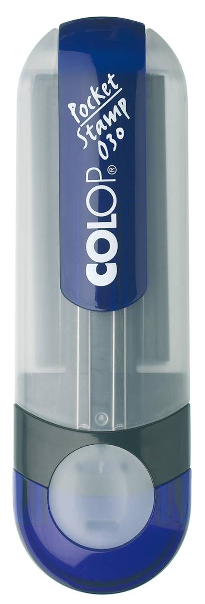 COLOP POCKET STAMP OVALE OV30 BLU - Main view