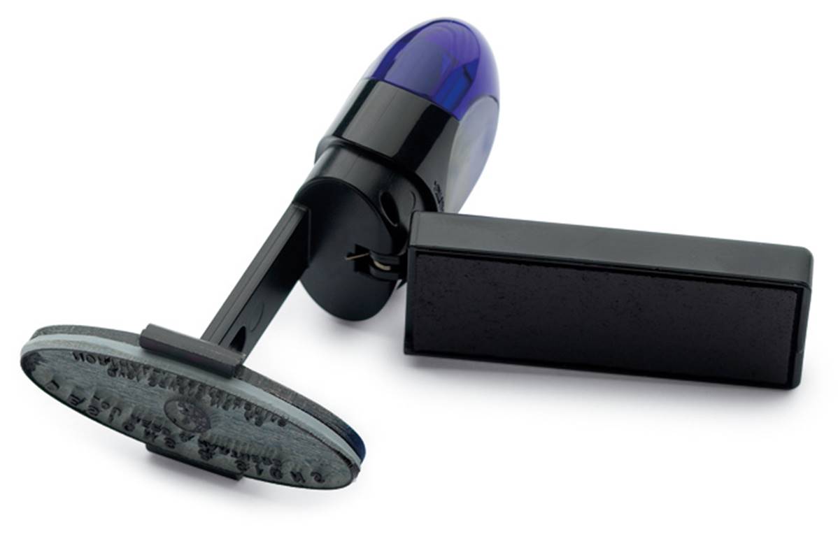 COLOP POCKET STAMP OVALE OV30 BLU - View1