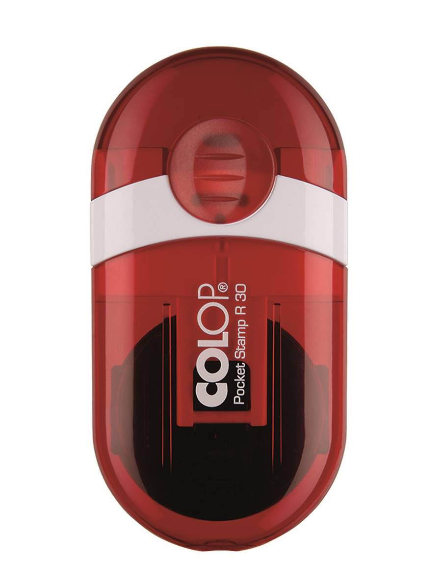 COLOP POCKET STAMP diam.30 rosso - Main view