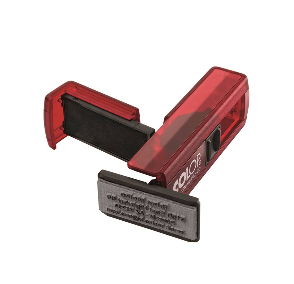 COLOP Pocket Stamp Plus 20 col.rosso - View1