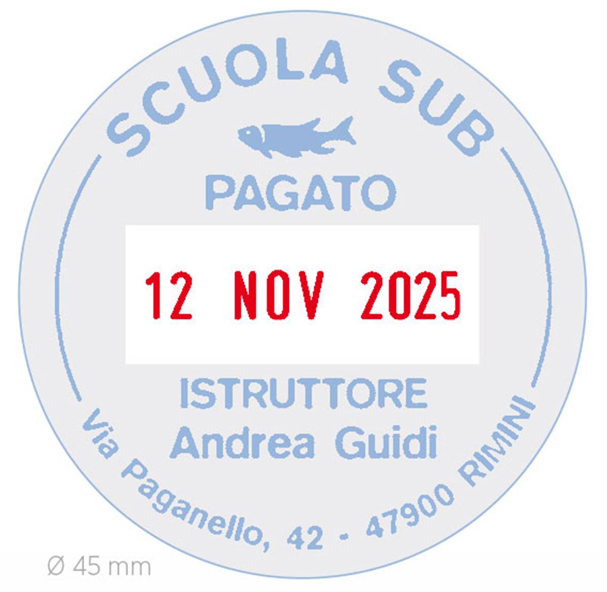 COLOP CLASSIC LINE 2045 DATER DIAM.45 - View1