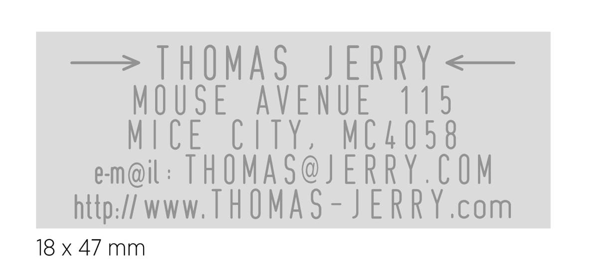 COLOP Stamp Mouse 30 bianco cusc. Nero - View1