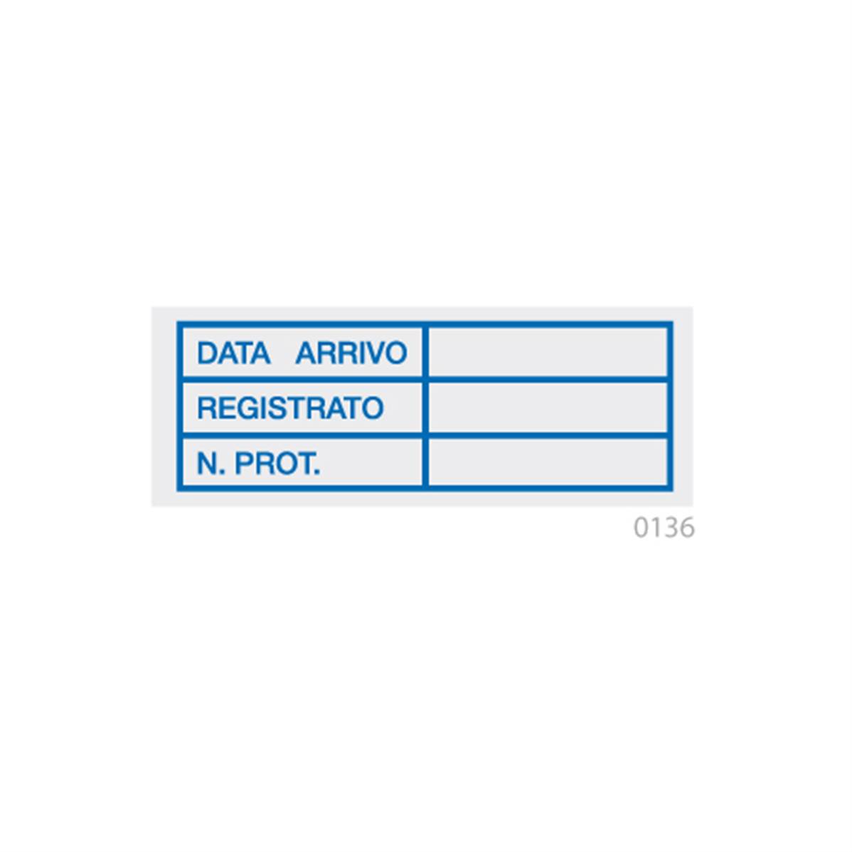 COLOP TIMBRO PR20 TESTO DATA ARRIVO REGISTRATO N.PROTOCOLLO - View1