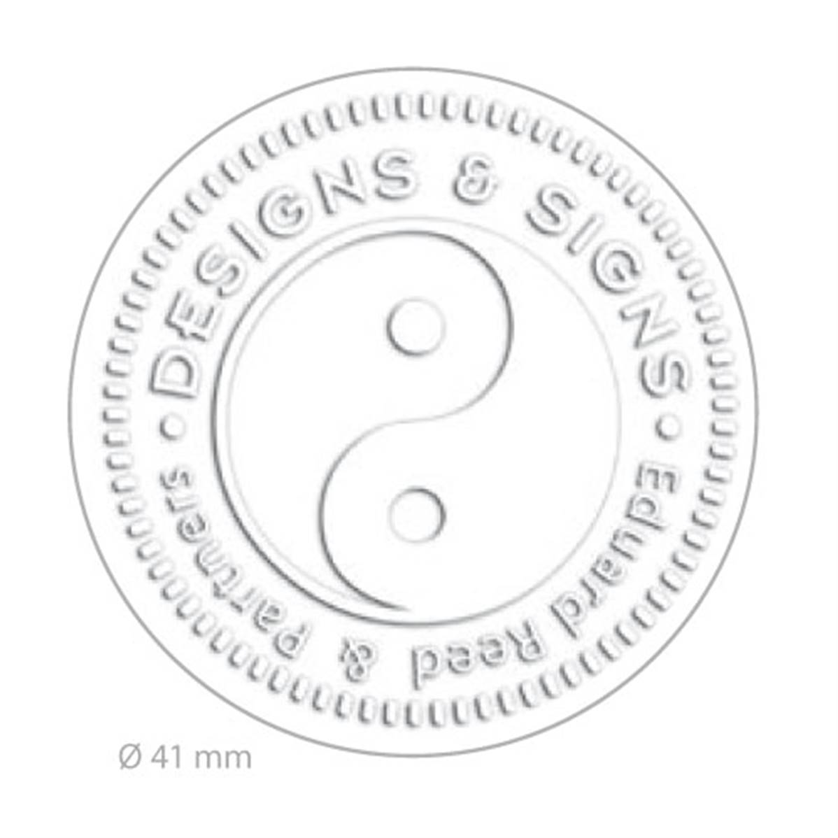 COLOP Timbro a secco (pinza+fermapiastra) 41 mm, per piastra PLASTICA - View5