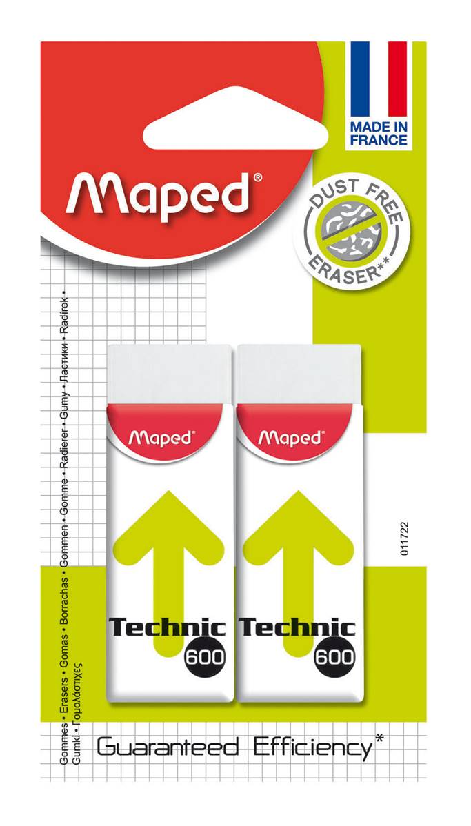 MAPED GOMMA TECHNIC 600 PZ 2 IN BLISTER - View1