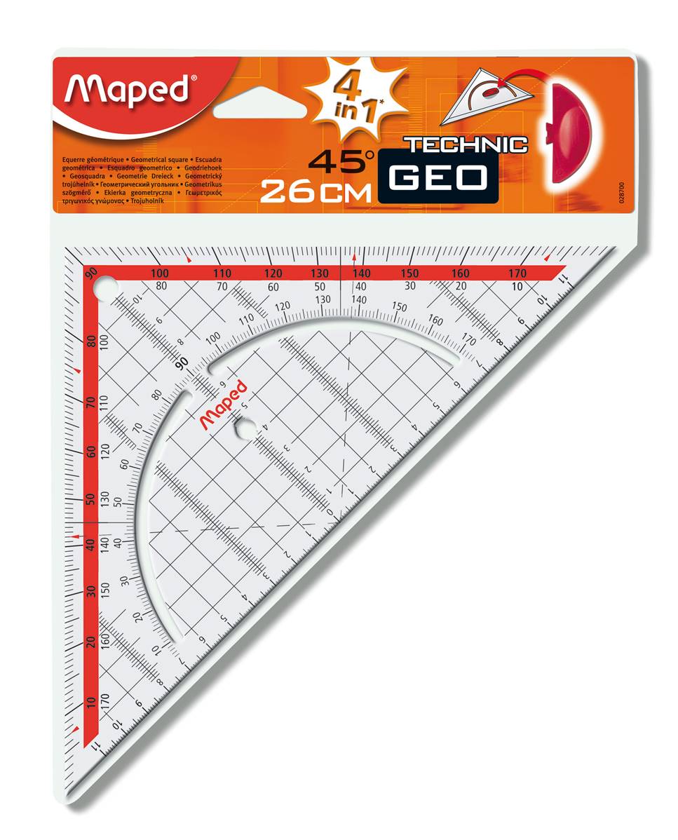 MAPED SQUADRA GEOMETRICA 26cm c.app. - View1