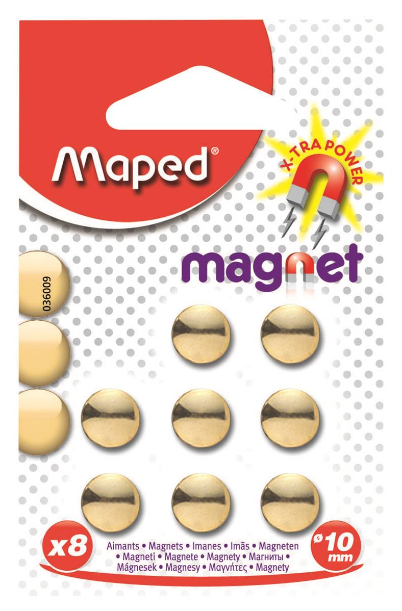 MAPED MAGNETI DORATI 10mm blister - View1