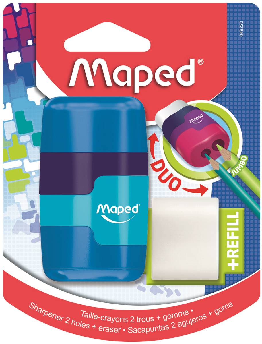 MAPED TEMPERAMATITE-GOMMA CONNECT COL. PIENO 2 FORI BLISTER - View1
