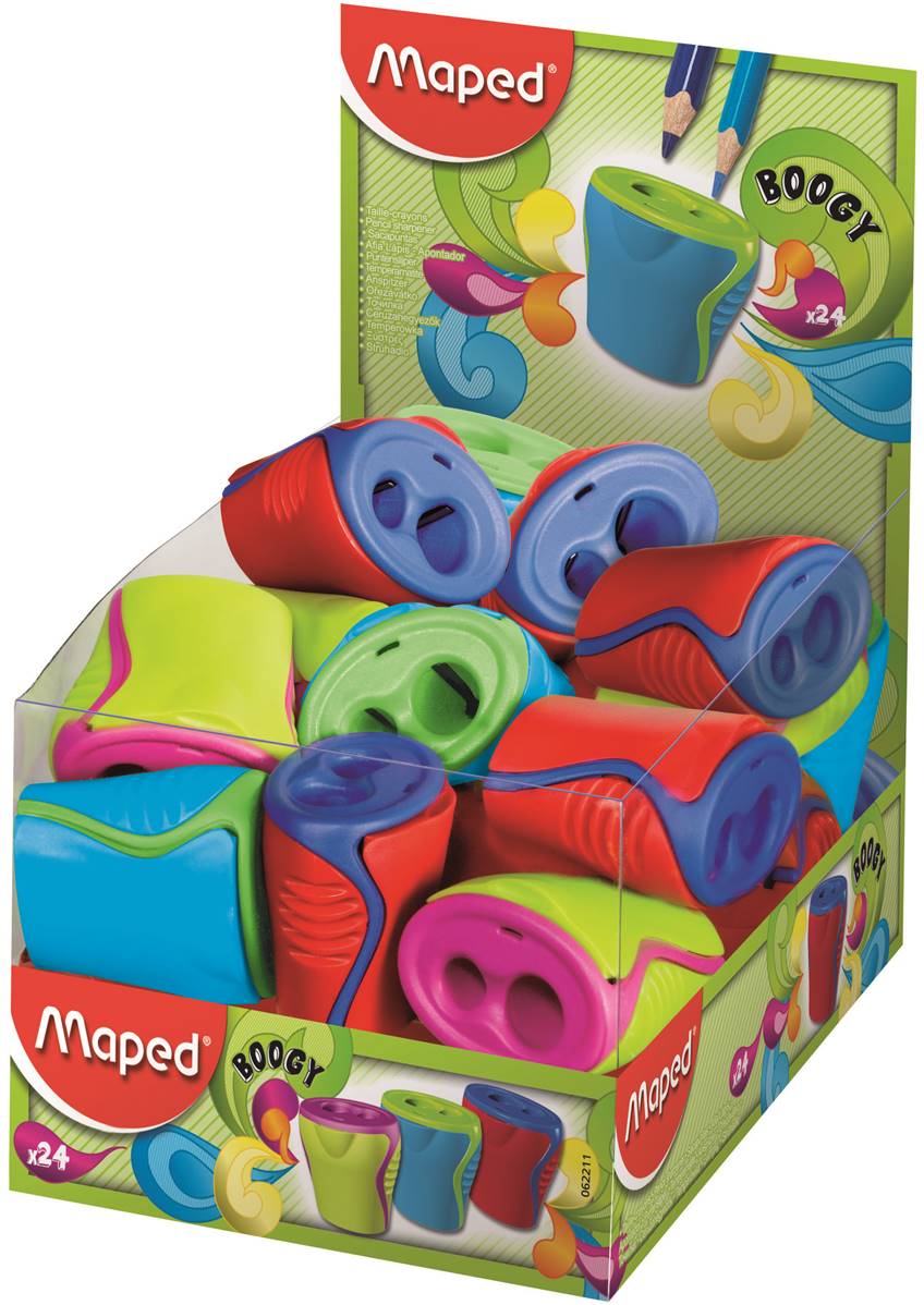 MAPED Temperamatite 2 f.BOOGY con contenitore in display - View1