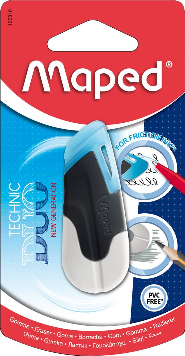 MAPED Gomma Technic Duo blister - View1