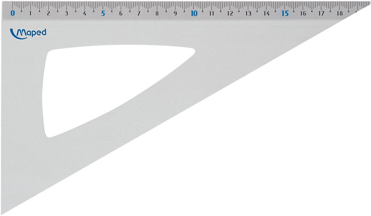 MAPED SQUADRA 60A 21cm alluminio blister - Main view