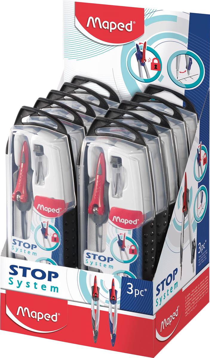 MAPED 3 pz. compasso stop System in disp app - View2
