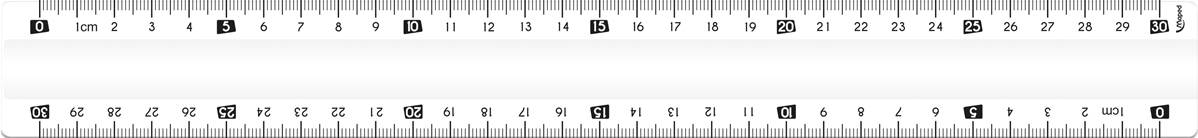 MAPED RIGHELLO 30 cm UNBREAKABLE trasp. app - Main view