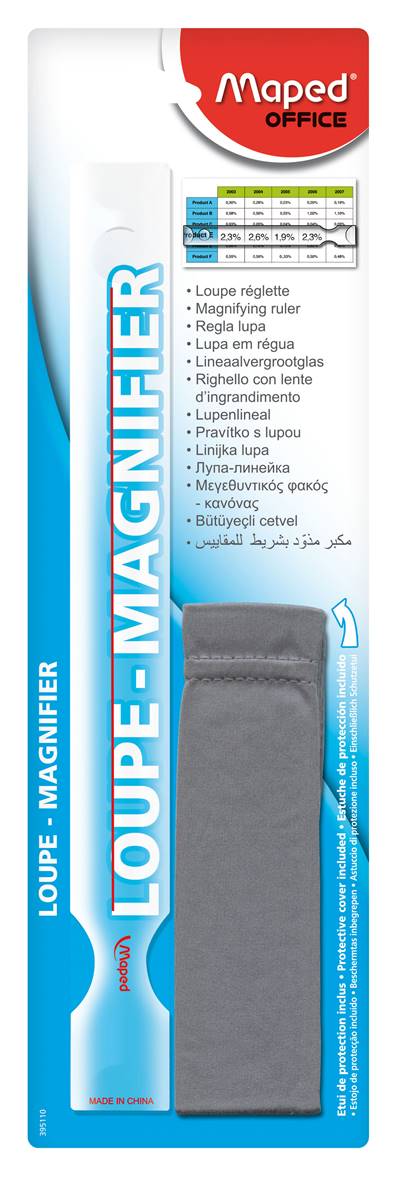 MAPED LENTE INGRANDIMENTO A RIGHELLO 25 CM BLS - View1