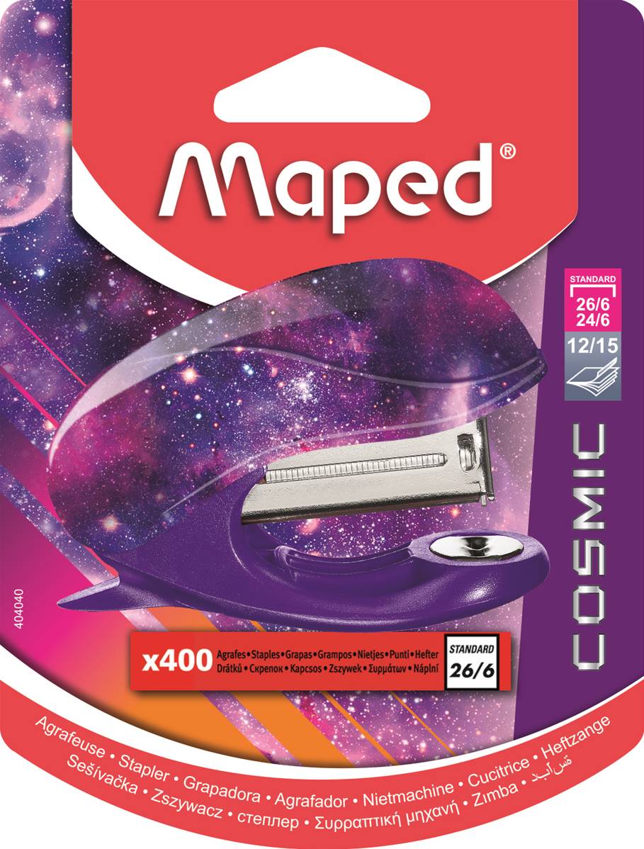 MAPED CUCITRICE COSMIC TEENS MINI 26/6 + 400 PUNTI BLS - View1