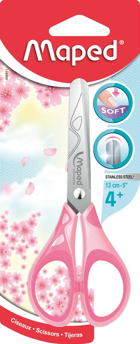 MAPED FORBICI ESSENTIAL PULSE SOFT COL PASTEL 13CM BLS - View3