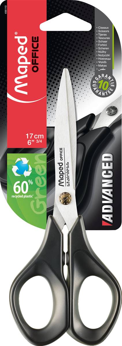 MAPED Forbici ADV.GREEN 17 cm.recycled - View1