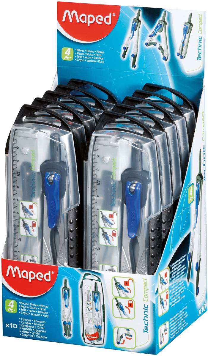 MAPED Compasso serie Technic - 4pz. in disp app - View5