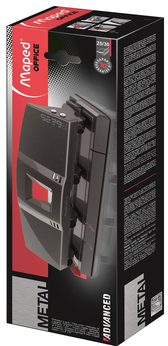 MAPED Perforatore 4 fori ADVANCED 25/30 fg - View1