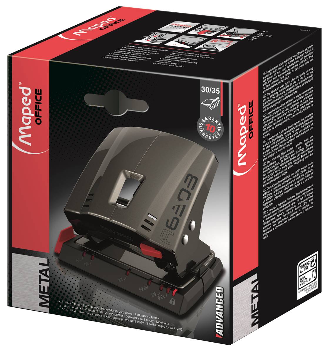 MAPED Perforatore 2 fori ADVANCED 30/35 fg - View1