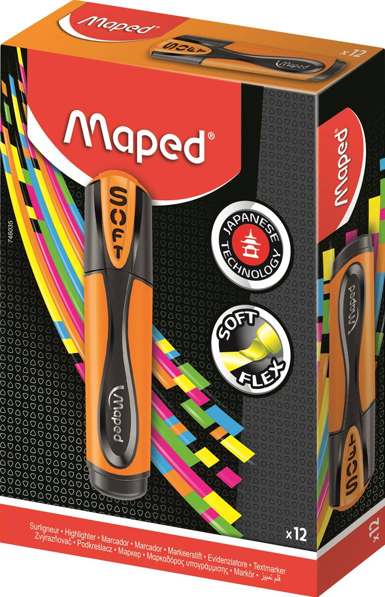 MAPED FLUO PEPS EVIDENZIATORE ULTRA SOFT ARANCIONE - View1
