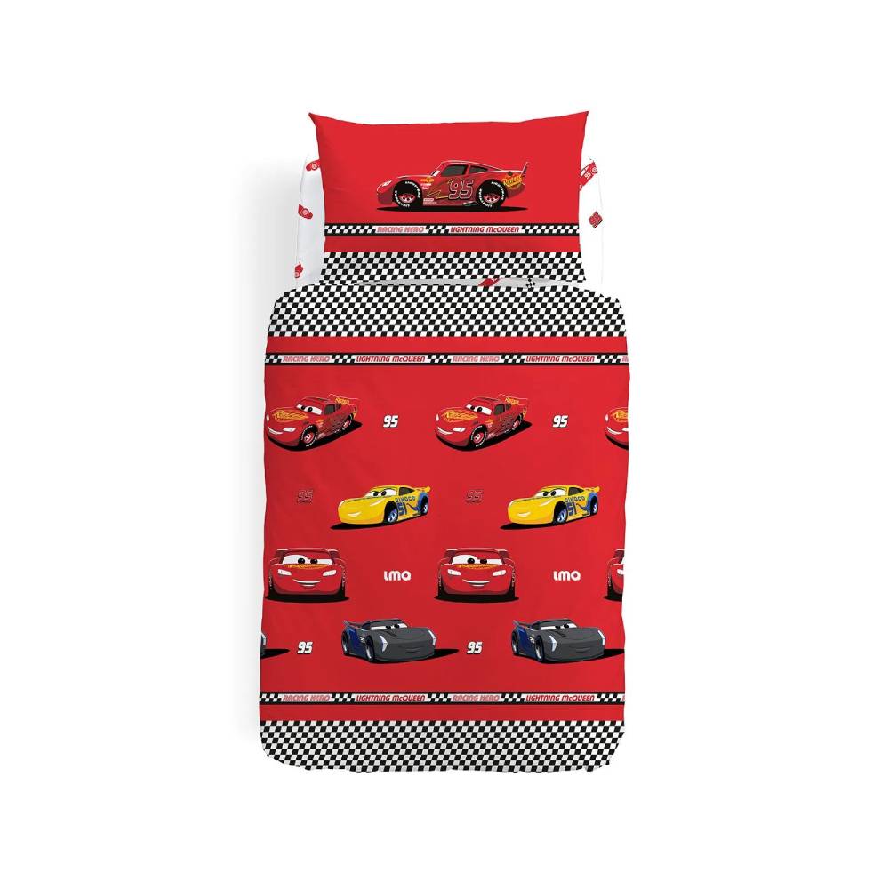 Set di biancheria da letto per bambini Disney Cartoon Cars