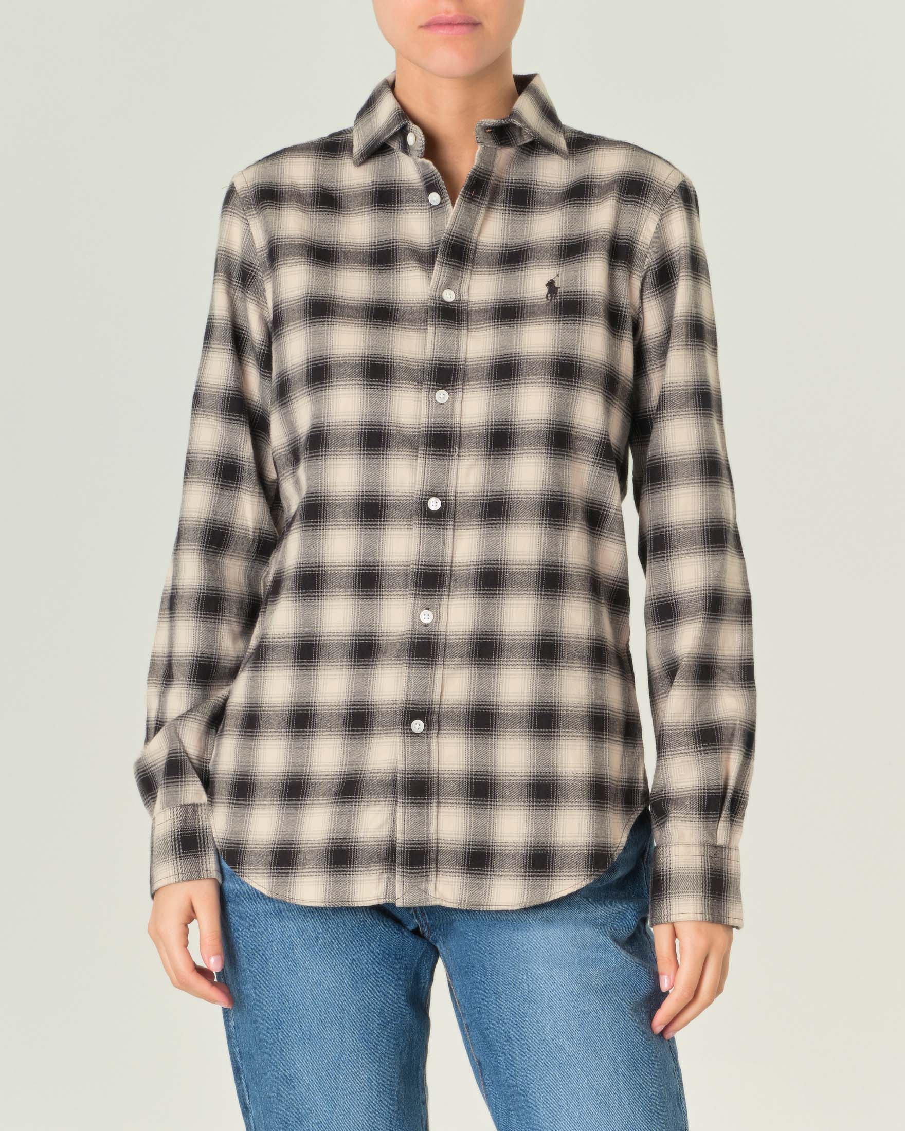 Camicia nera outlet ralph lauren