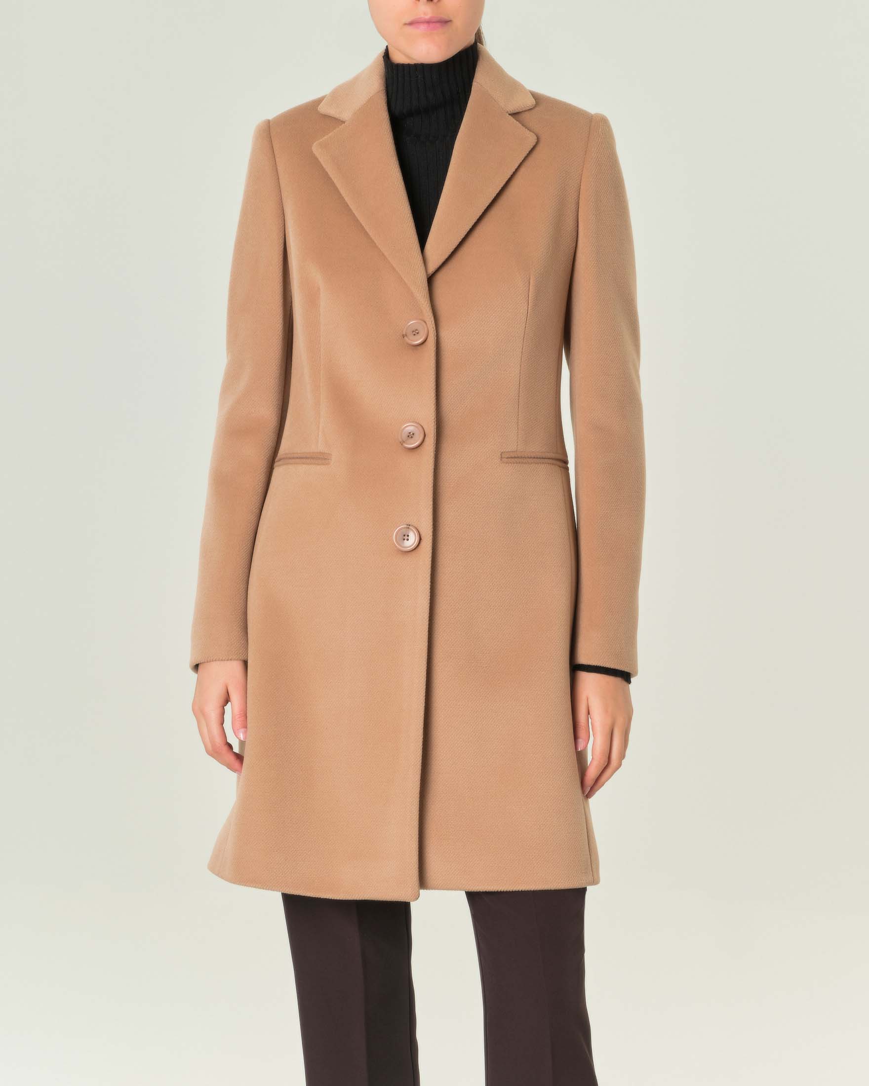 cappotto colore cammello