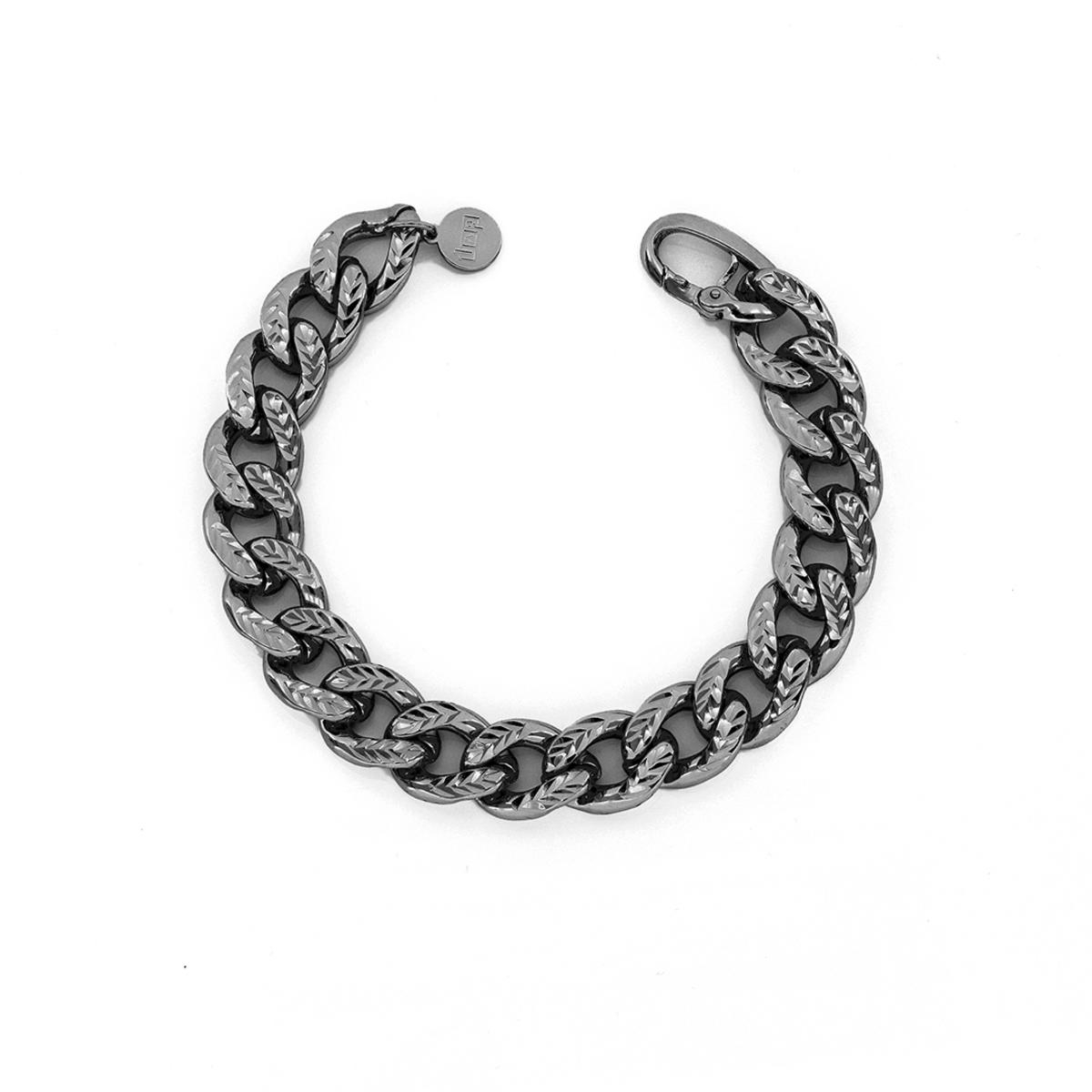 Bracciale da donna, catena grumetta diamantata - Main view