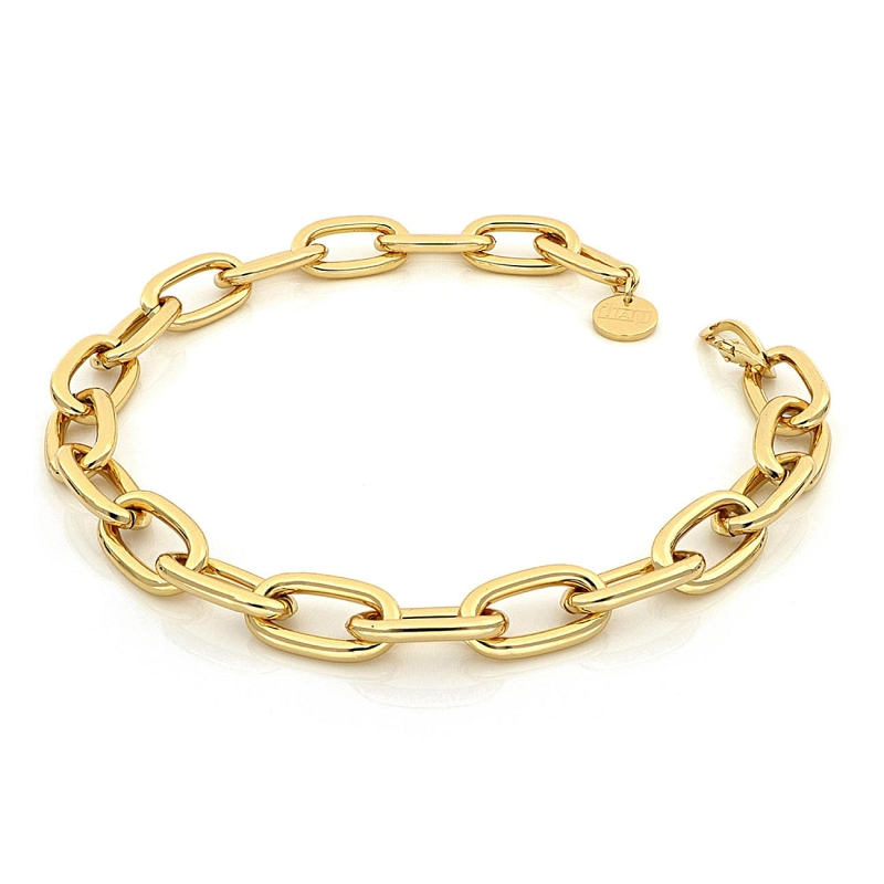 Collana donna in bronzo con bagno in oro - Main view