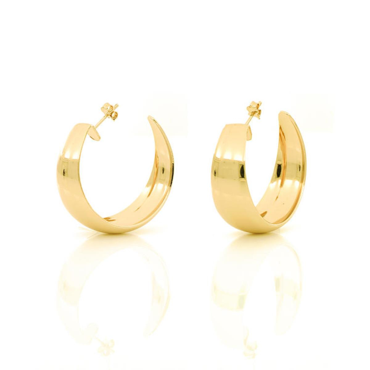 Orecchini a cecrchio bombati - Main view