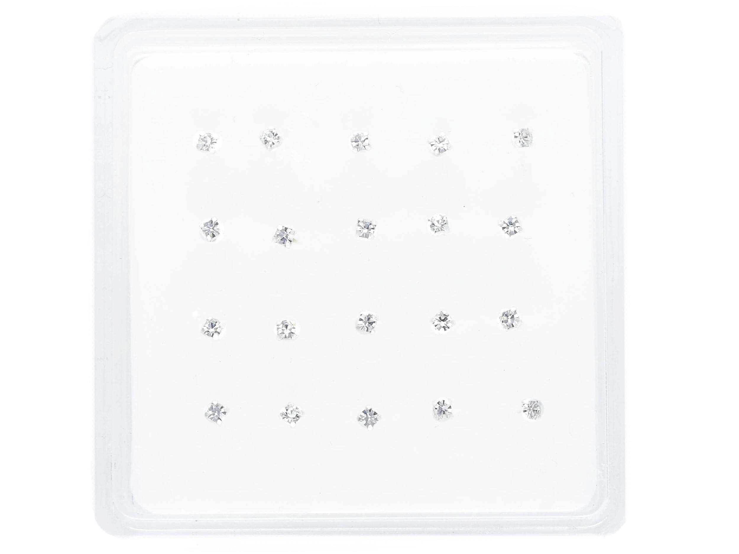 Nasino Unisex Argento e Zircone - Main view