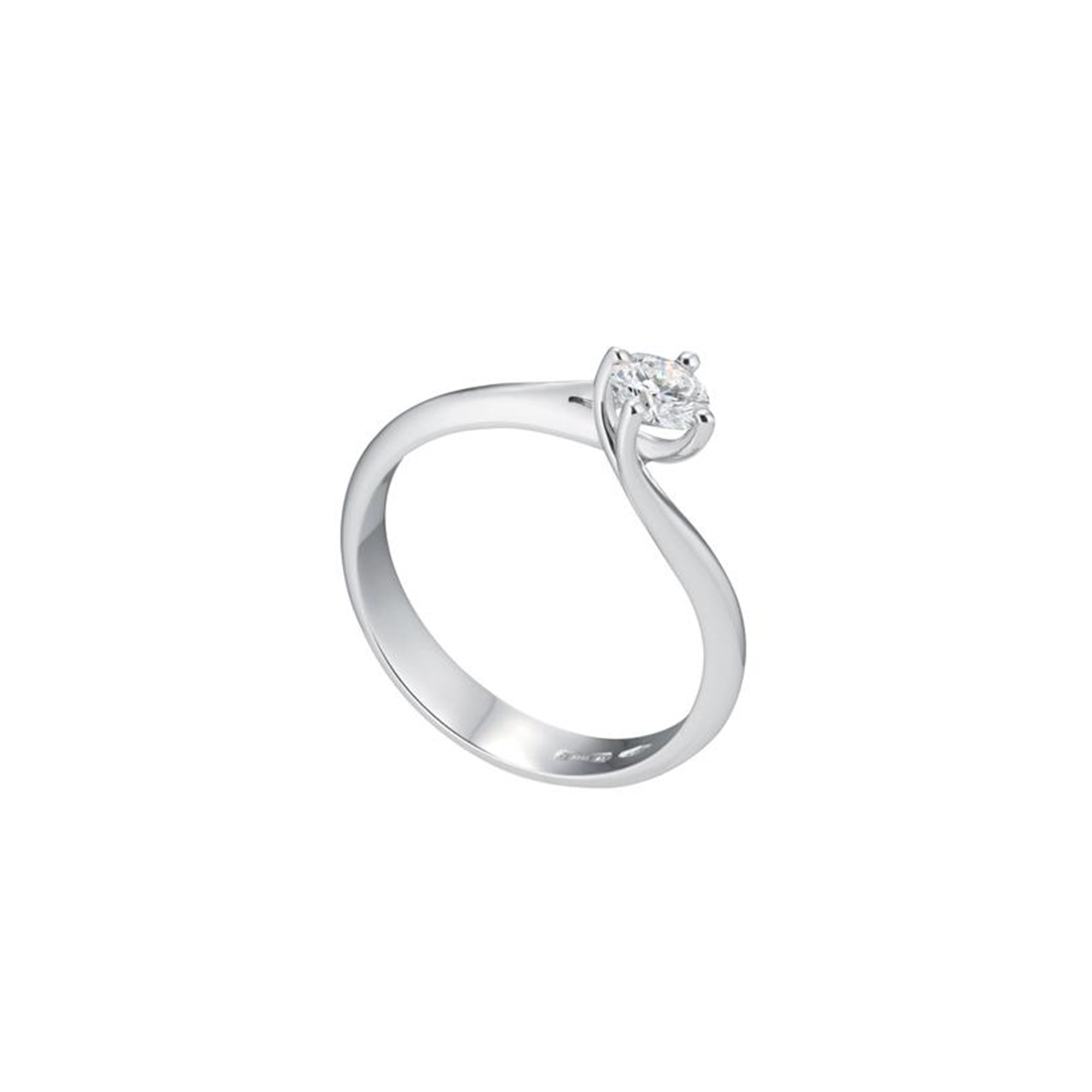 Anello Donna Solitario Oro 18kt ct.0,15 Prestige - Main view