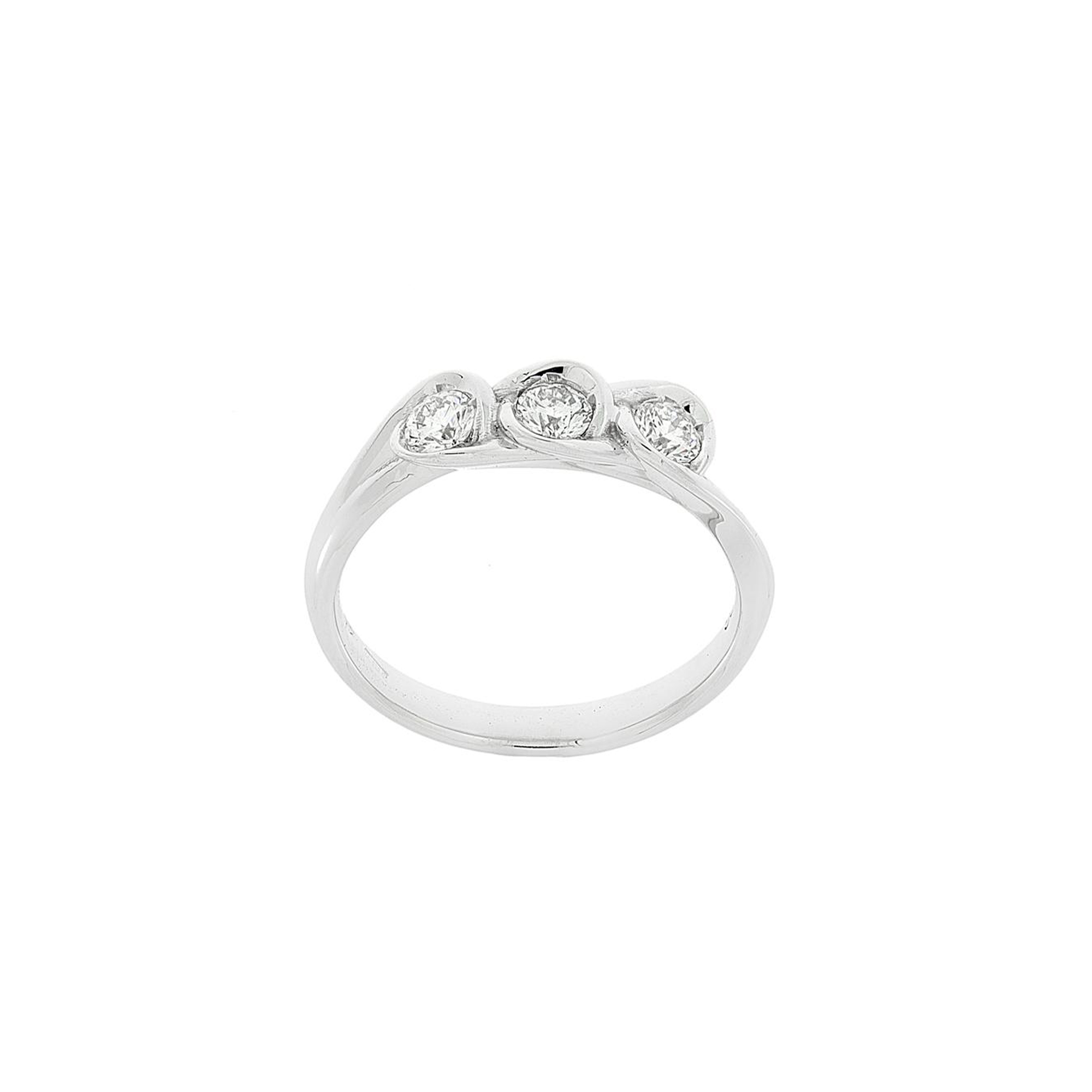 Anello Donna Trilogy Oro 18kt ct.0,24 Prestige - Main view