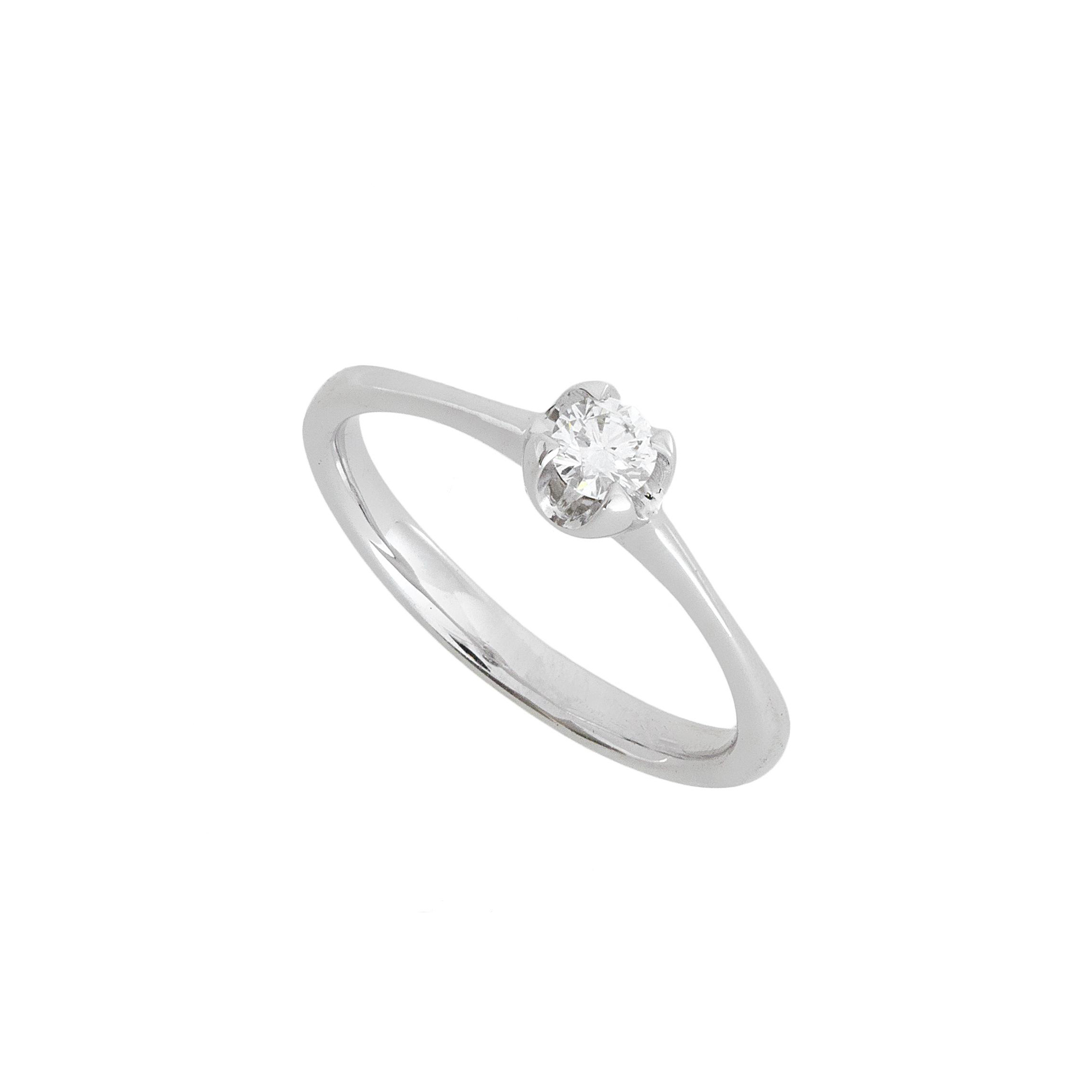 Anello Donna Solitario Oro 18kt ct.0,30 Prestige - Main view