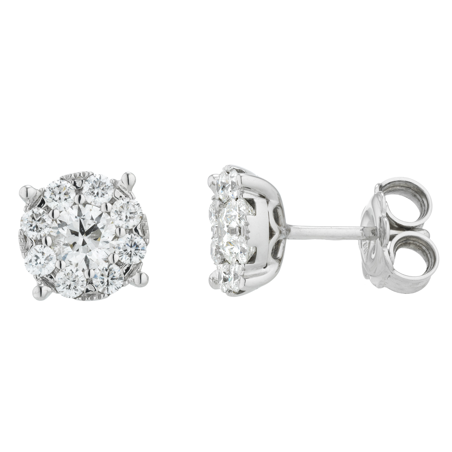 Orecchini Oro 18kt Diamanti ct.0,70 - Main view