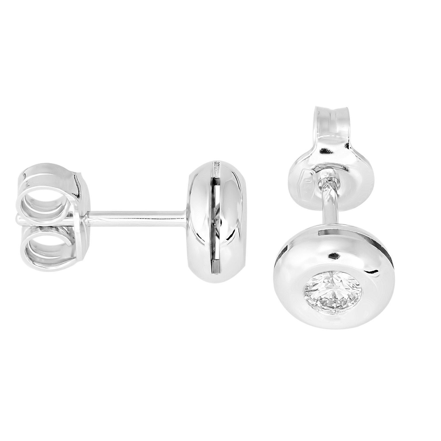 Orecchini Donna Oro 18kt ct.0,16 Prestige - Main view