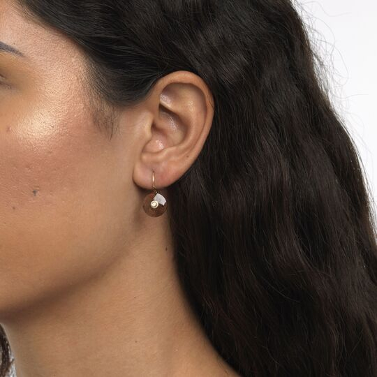 Orecchini Quarzo Fume - View2