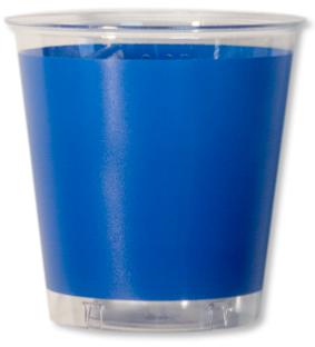 10 BICCHIERI KRISTALL cc.300 BLU COBALTO