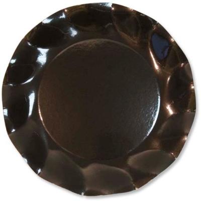 10 PIATTI PICCOLI PETALO Ø 21 NERO