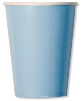 10 BICCHIERI cc.250 CELESTE