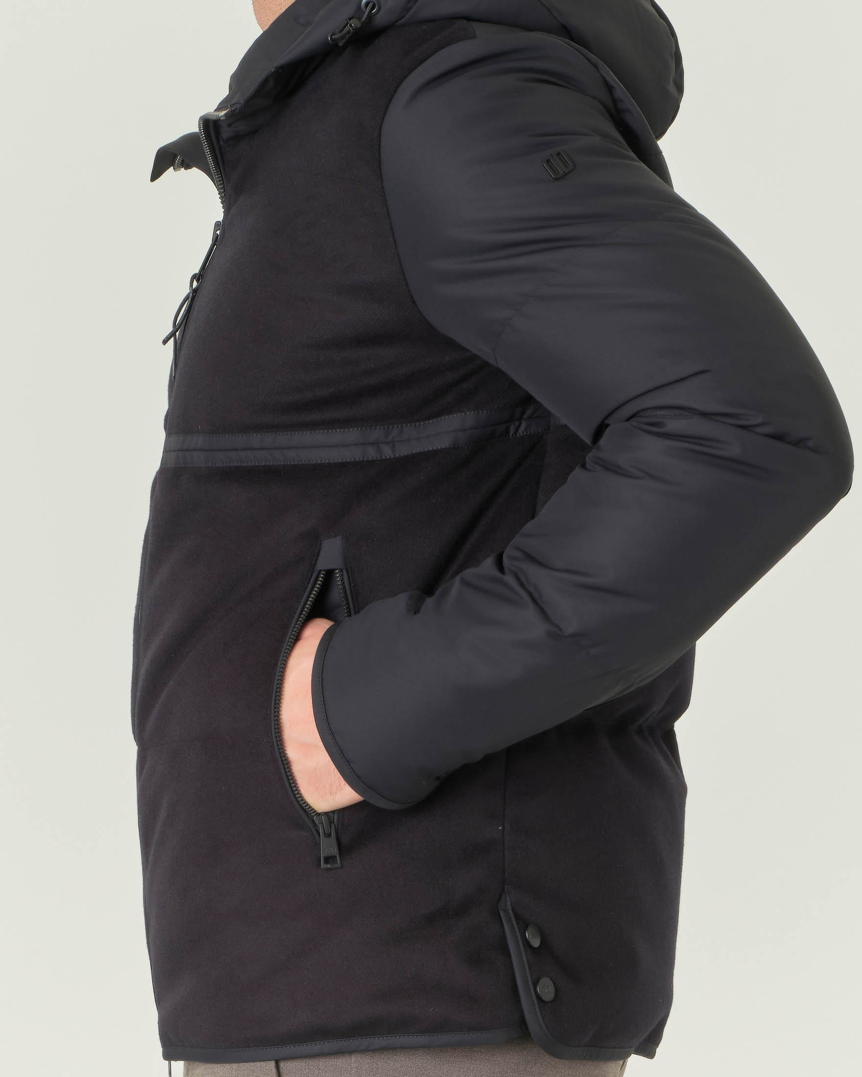 Piumino Uomo Lucido Taglia Forte - Giacca Invernale Pesante Impermeabile, Con Cappuccio E Fodera In Pile, Per Sci Ed Escursioni