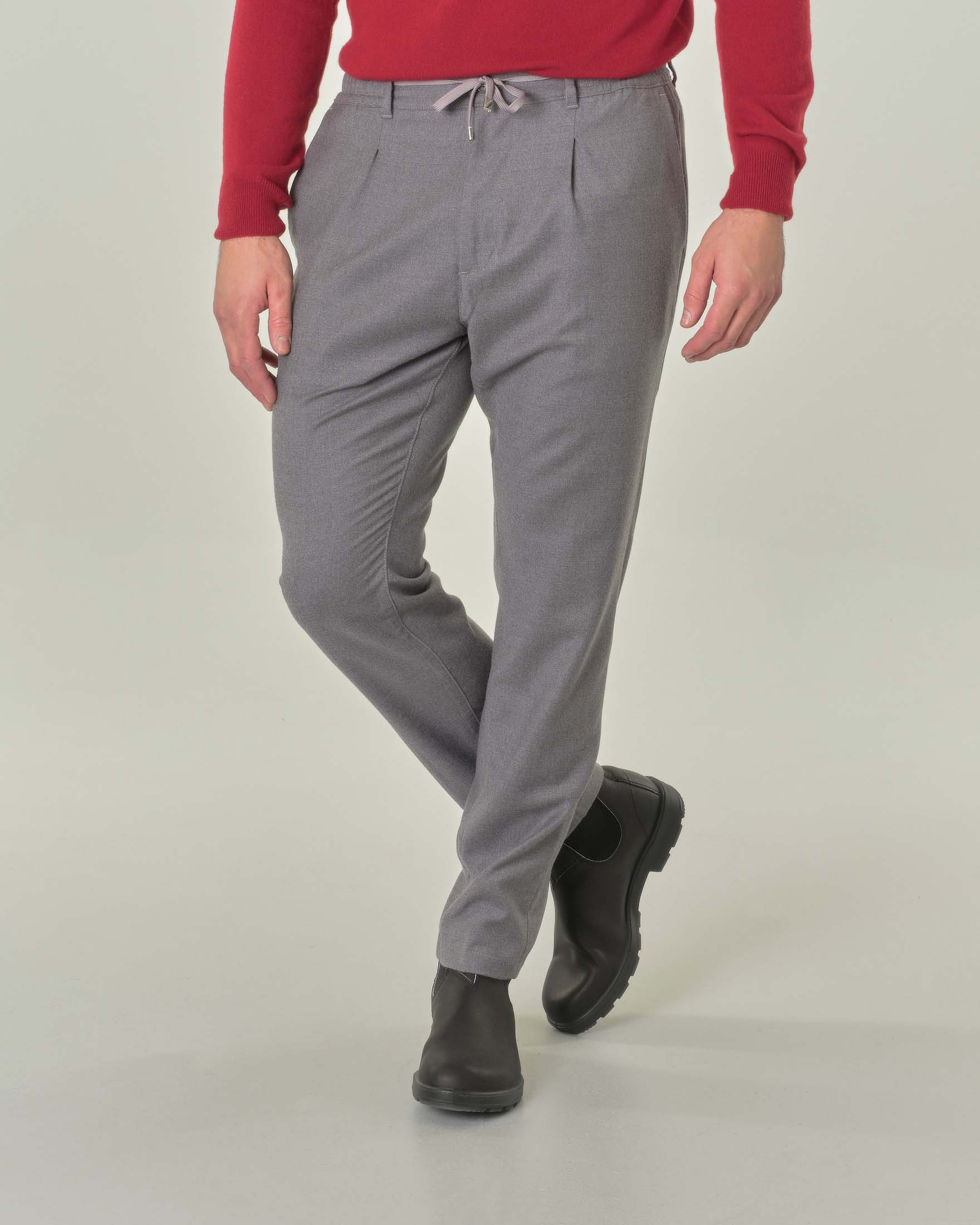 Pantaloni con laccio outlet in vita