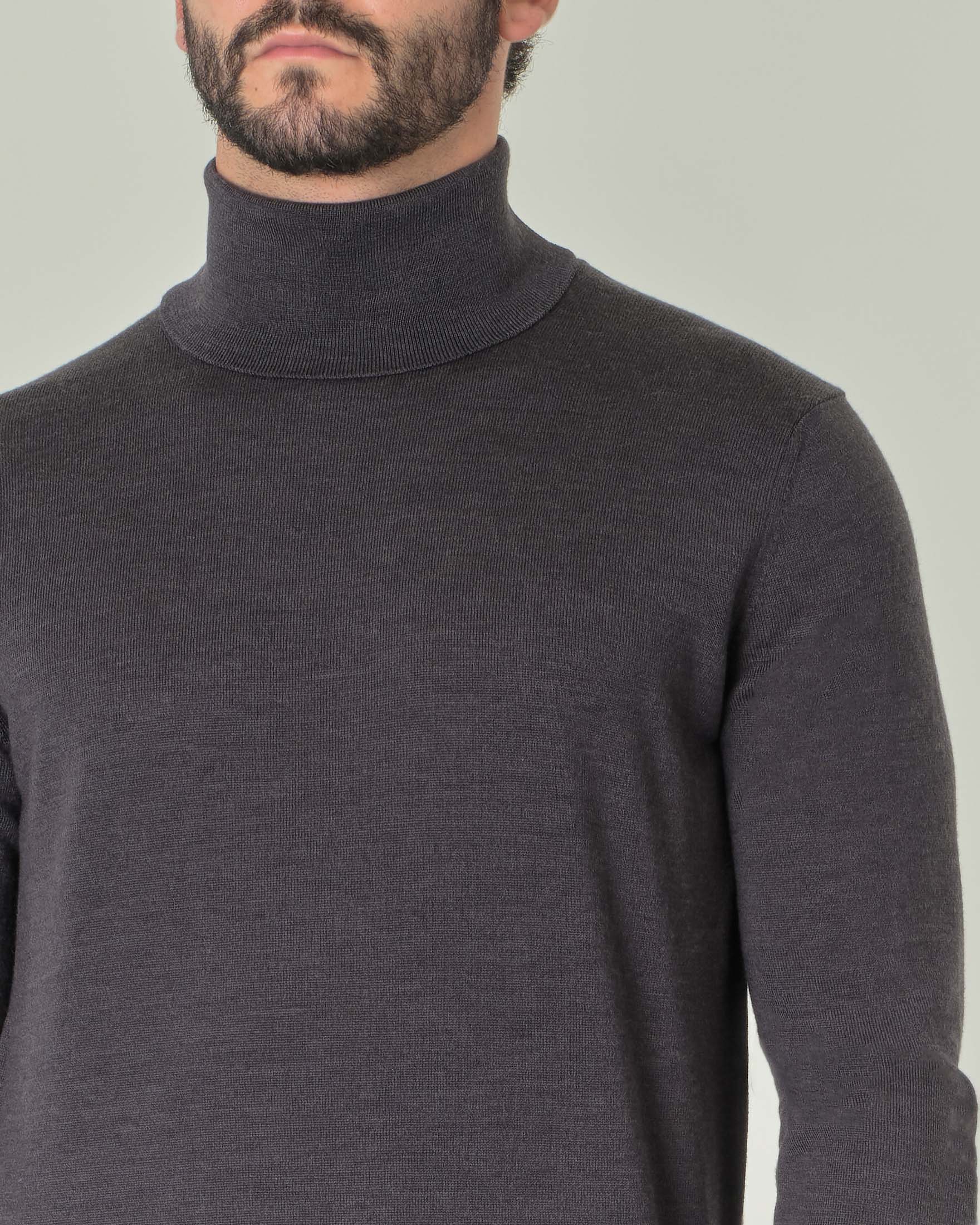 Dolcevita Pellizzari grigio antracite in pura lana merino image