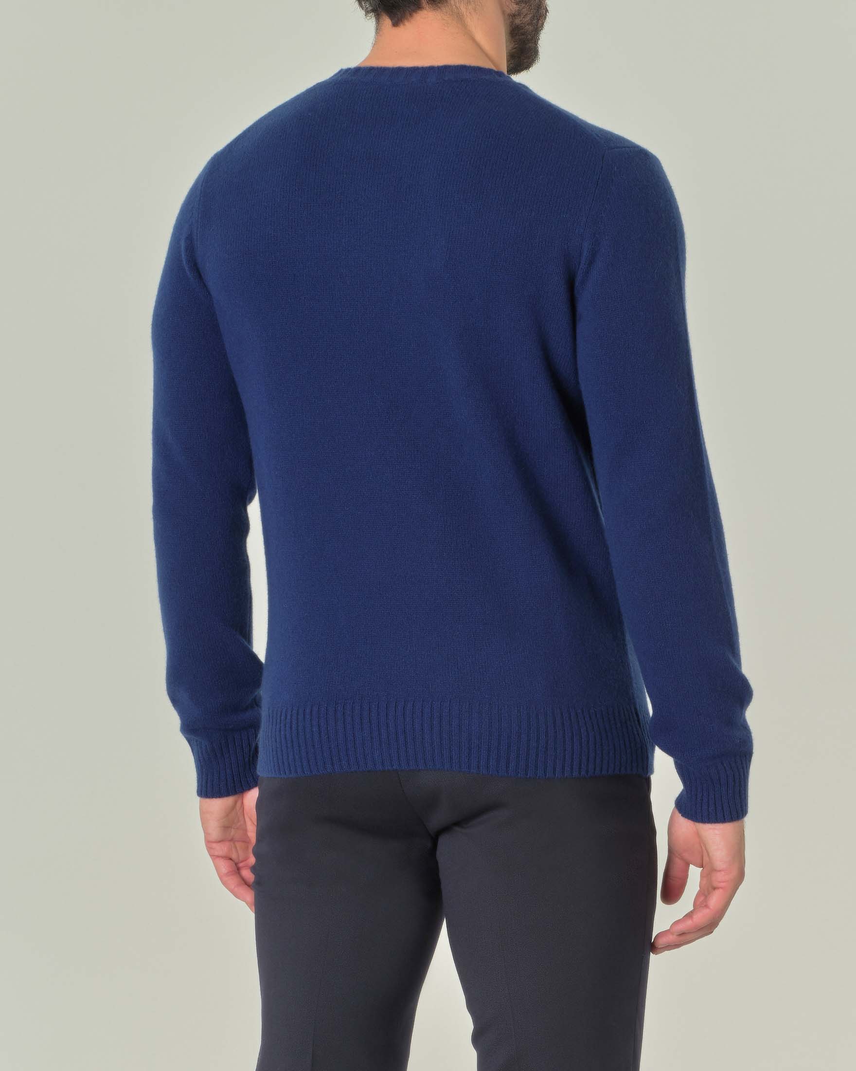 Maglia Fiorella Rubino Girocollo Color Block Autunno Inverno 2025 | Fibra LENZING ECOVERO Per Morbidezza E Comfort