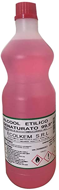 Alcool Etilico Denaturato 99,9° - Flacone Da 5 Litri, Per Pulizie E Utilizzi Tecnici - Foto 2